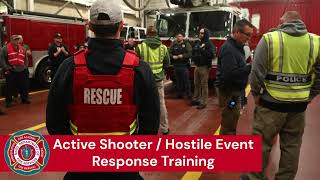 Active Attack Integrated Response ASHER Training (1/16/25)