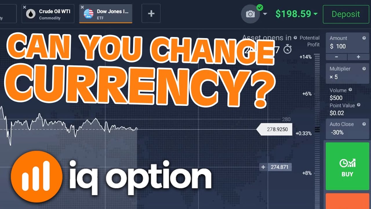 IQ Option Can You Change The Display Currency Of Your Account YouTube