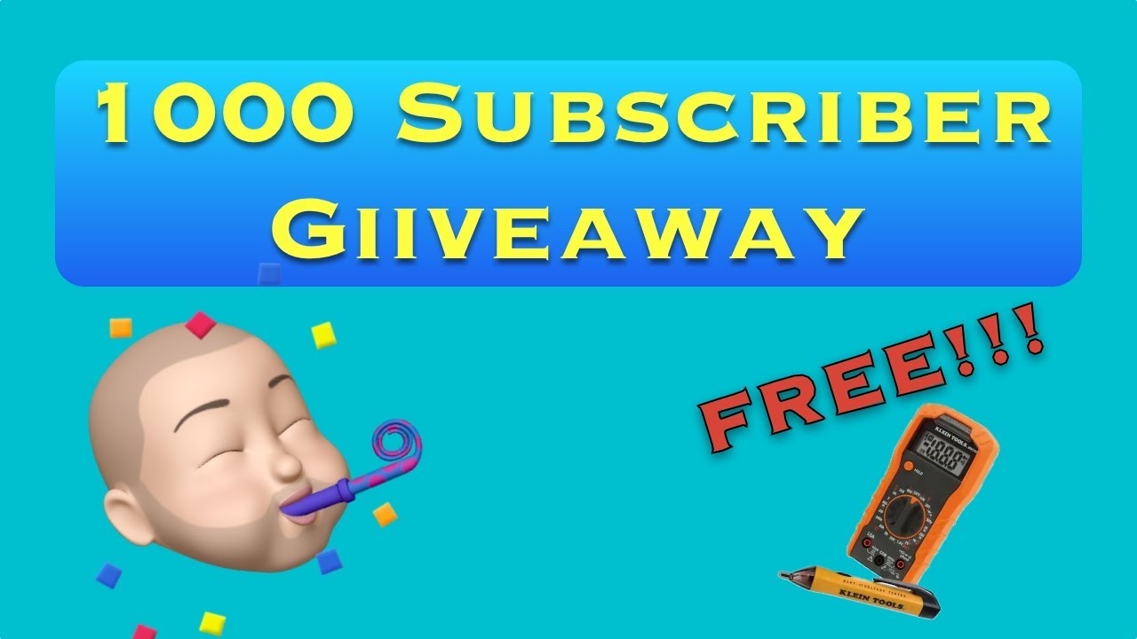 1k Subscriber Giveaway! - YouTube