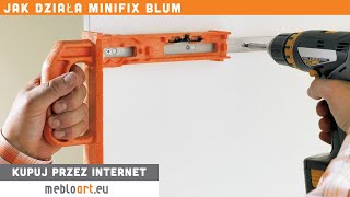 Jak działa BLUM 65.3300 MINIFIX do METABOX i prowadnic standardowych