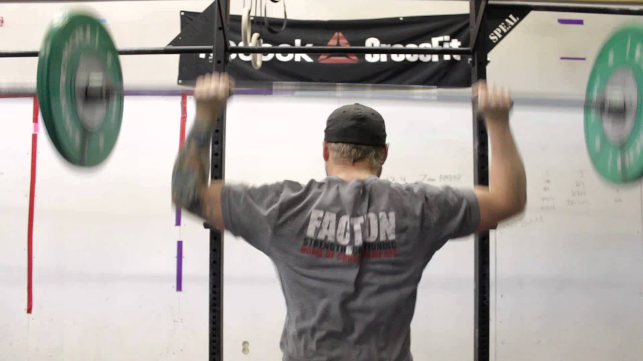Push Press, behind the neck YouTube