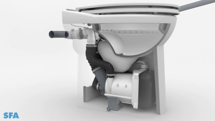 Sanibroyeur Sanicompact Comfort Box - cuvette design broyeur intégré