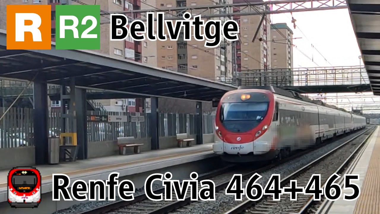 Estación de Bellvitge - Renfe Civia 464