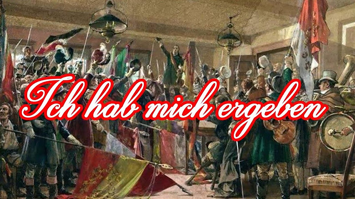 Ich hab mich ergeben - German folk song + English translation