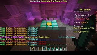 Hypixel Skyblock - Crystal Core Race Anything Done In 3.967S