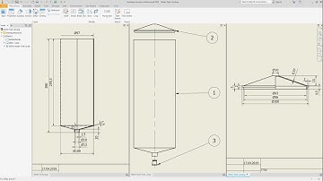 INVENTOR 2020 - WATER TANK - PARTS & ASSEMBLY - DRAWING - COFFEE MACHINE
