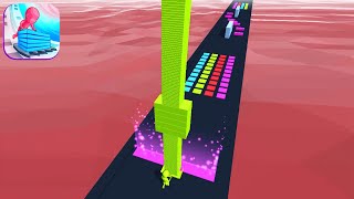 STACK COLORS! 👸🤑💚 Gameplay All Levels Walkthrough iOS, Android New Game, Mobile Color Game Max Pro screenshot 1