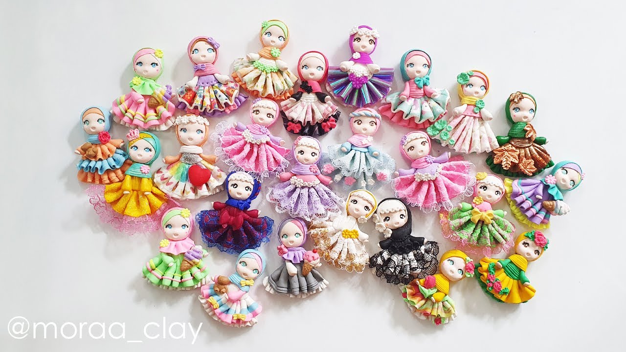 CIBHIDOLLS CLAY  BONEKA CLAY  BERHIJAB MoRaa Clay  