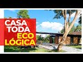 ARQUITETURA DA FELICIDADE - CASA LINDA, ECOLÓGICA, SUSTENTÁVEL COM JARDIM IMENSO - TEM ATÉ LAGO!!