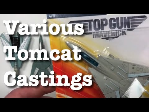 Various F-14 Tomcat Castings - Zee Motormax Maisto Corgi Matchbox Hot Wheels GRL62 Top Gun Special