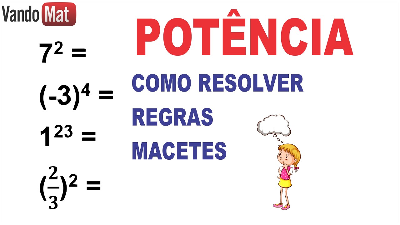 Download POTENCIA / COMO RESOLVER / REGRAS E MACETES #macete #potencia #matematica #concurso #encceja
