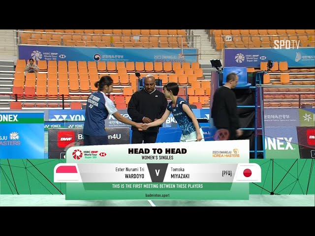 [BWF] WS - Semifinals｜Ester Nurumi Tri WARDOYO vs Tomoka MIYAZAKI H/L | KOREA MASTERS 2023 class=