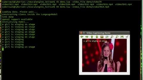 Video captioning demo 7014