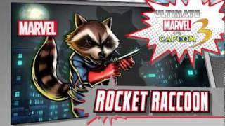 Rocket Raccoon Character Vignette - Ultimate Marvel vs. Capcom 3 Resimi