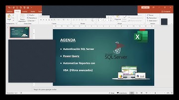 Conexion SQL con Excel VBA para autenticacion y Automatizacion de Reportes