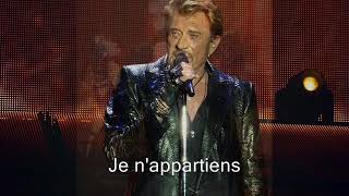 Johnny Hallyday - Je n'appartiens qu'à toi (+ Paroles) (yanjerdu26) chords