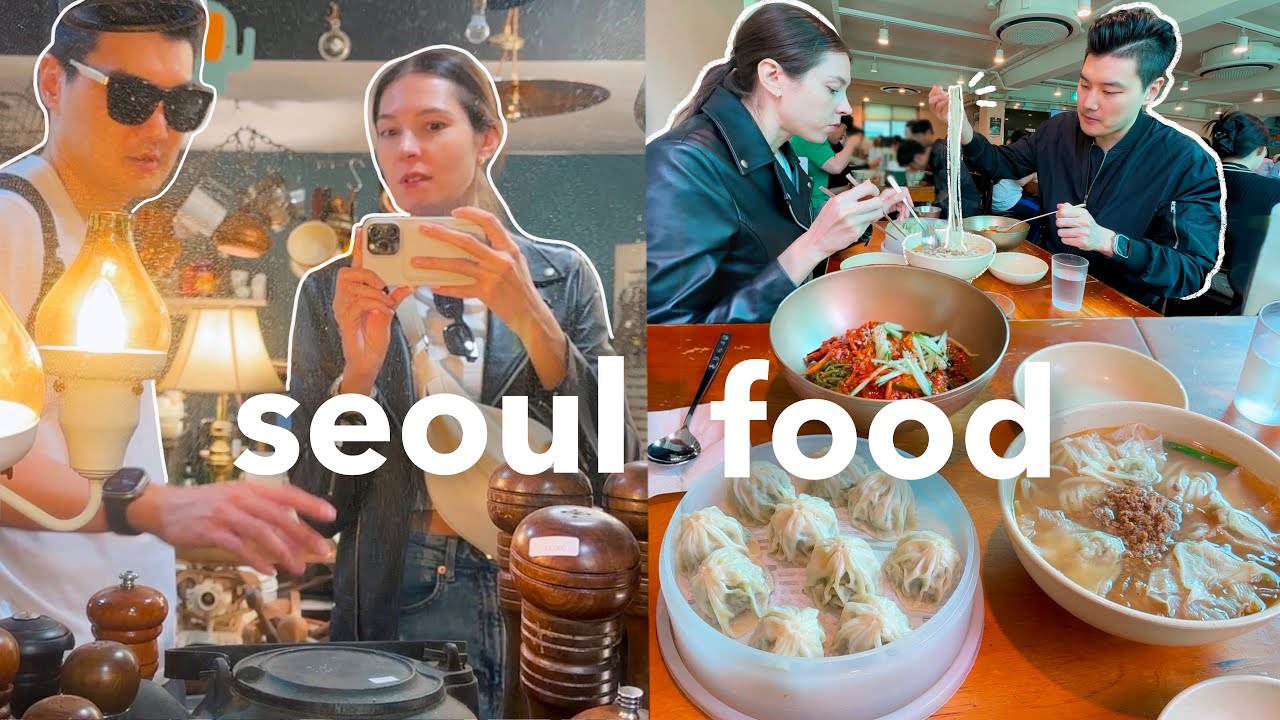 Week in the life in seoul  the BEST noodles  itaewon antique street travel plans  korea vlog