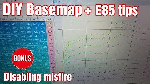Creating basemap in hondata flashpro pt.1 + e85 tips + misfire on/off