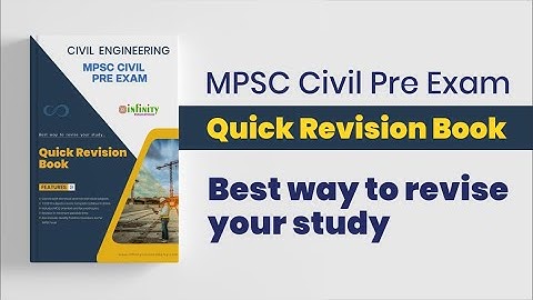 Quick Revision Book - MPSC Civil Engineering Pre exam
