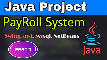7/11- Payroll management System | Java project | Netbeans And Mysql | step by step | Update Employee