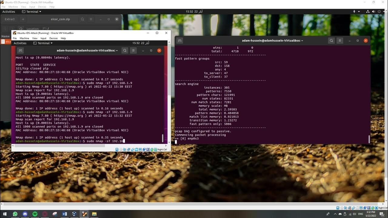 Nmap Tcp Scan Detection on IDSSnort YouTube