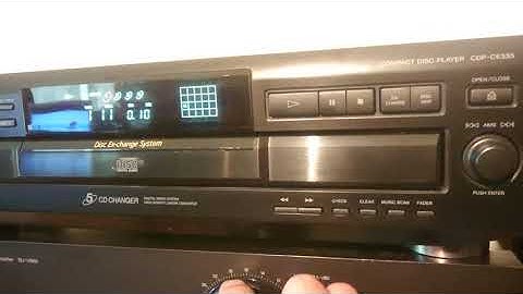 Sony CDP-CE335 5-Disc Compact Disc Player