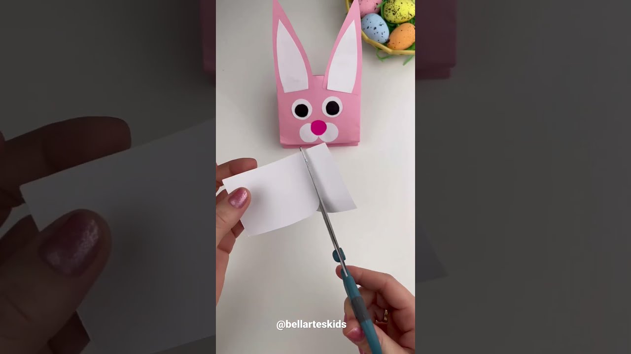 Paper Hand Puppet Shorts Diy Easter Pascoa Giftsideas Kids Kinder Craft Basteln Oestern