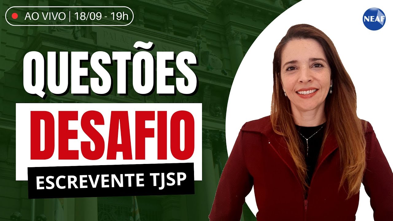 🔴 Escrevente TJ SP 2025: DESAFIO DE QUESTÕES - Direito Processual Penal