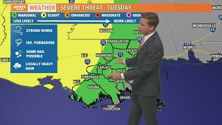 New Orleans Weather: Warmer week with daily chances for showers, storms
