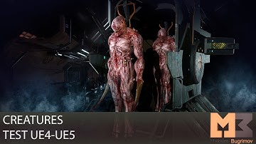 Creatures Test Epic Skeleton In UE4-UE5