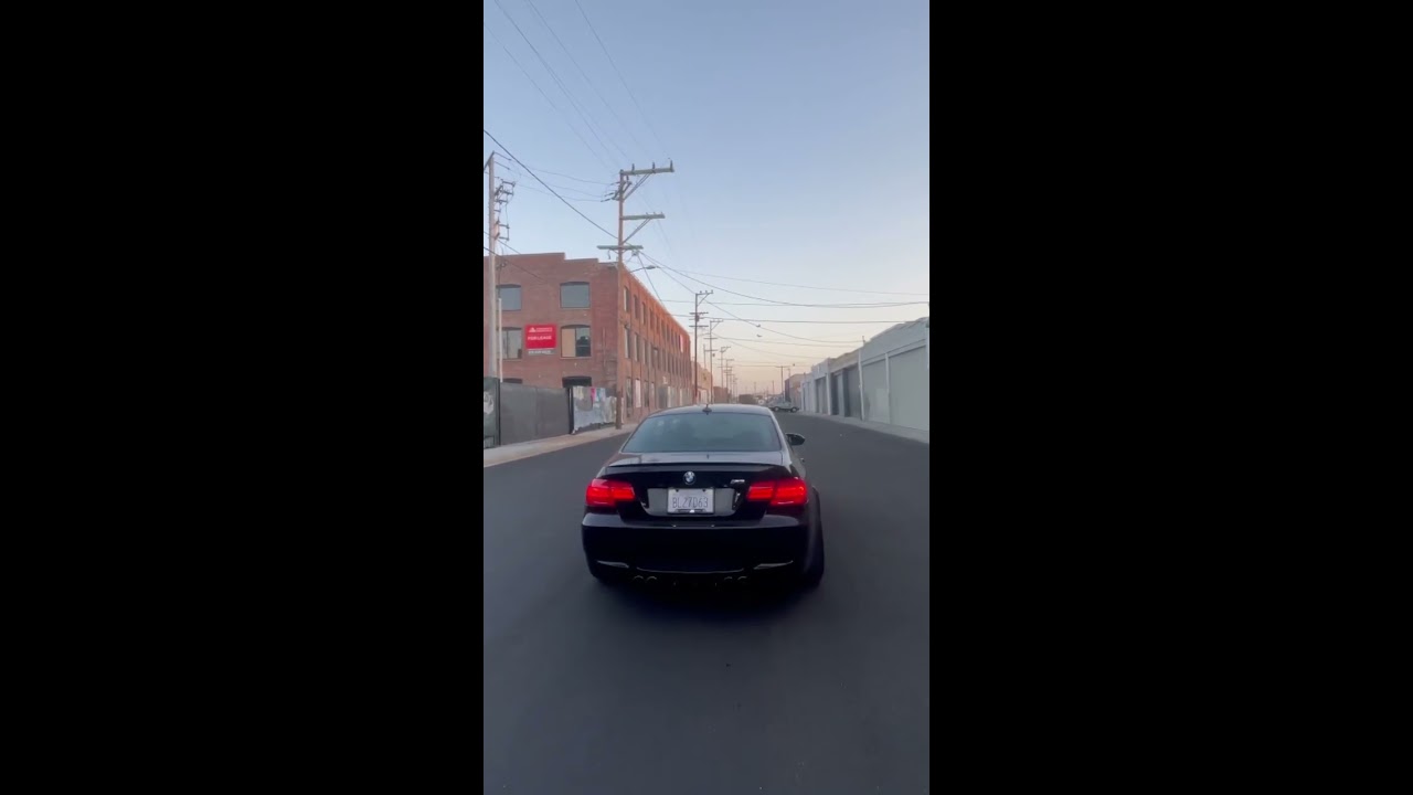Pure V8 Sound Meisterschaft GT2 Exhaust On A BMW M3 E92 