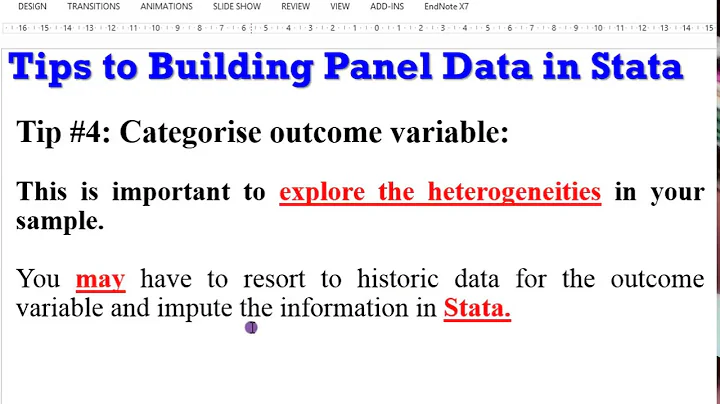 (Stata13): Tips to Building Panel Data in Stata #paneldata #longdata #categoricaldata #dummies