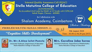 Day 5 | Five-Day International Online Workshop on Congnitive Skills Development