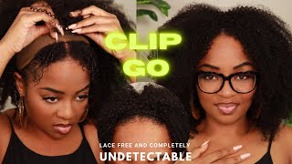 Easy, Undetectable and REALISTIC! It's MY natural hair!!😆 3 in 1 Half Wig | HerGivenHair