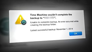 Time Machine Couldn’t Complete The Backup On Mac