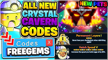 INFERNAL REVENANT!? 5 Secret FREE GEM Codes In Roblox Mining Simulator 2 Update