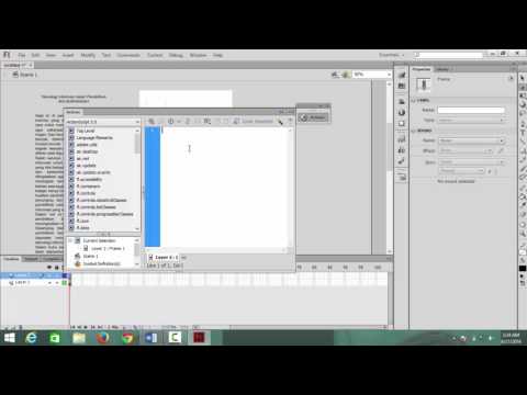 Pembuatan Scroll Pane melalui Aplikasi Adobe Flash CS6 oleh Ika Nurhaidah