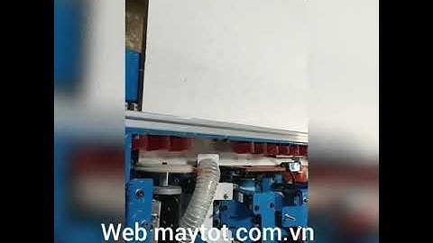 Máy dán cạnh 5 chức năng tự động cắt đầu đuôi.