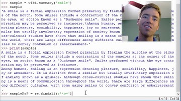 Ep 13 Python NLTK | First Look at Regular Expressions