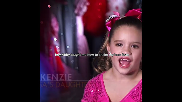 Mackenzie twirls her bumbum #dancemoms #mackenzieziegler #abbyleemiller #aldc