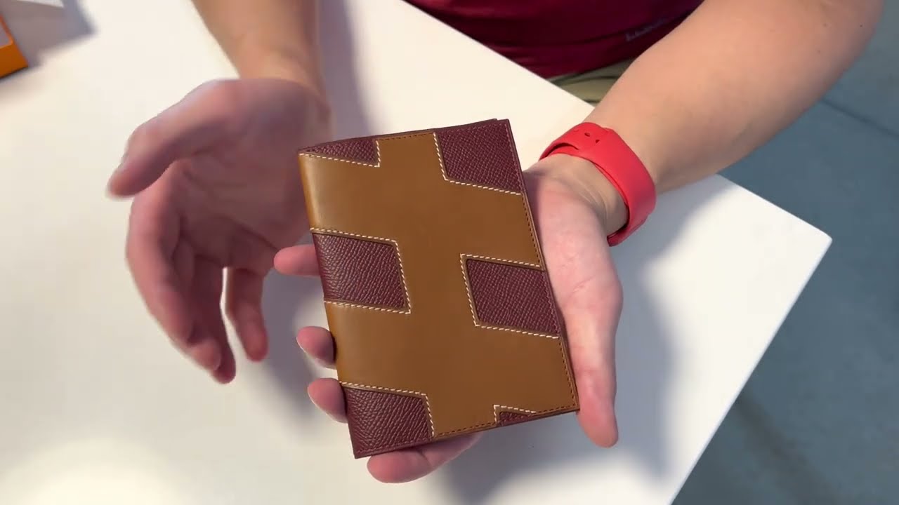 Hermès H Tag Passport Holder Unboxing - YouTube