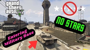 How to Enter the GTA 5 Army Base WITHOUT Wanted Levels? GTA 5 Secret