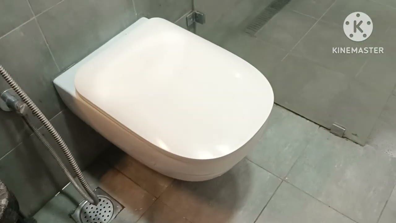 The Prestige City Bangalore Sarjapur road.villa Kohler Wall Hung commode fitting.