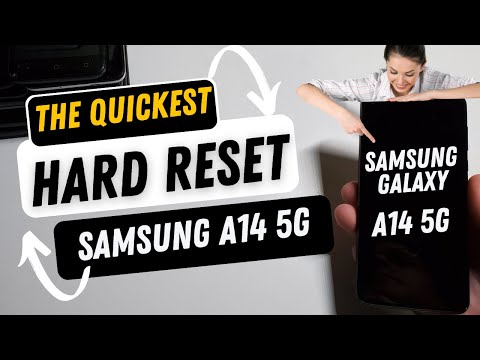 Samsung Galaxy A14 5G Hard Reset Factory Reset Clean & Wipe  - The Easiest Way Possible