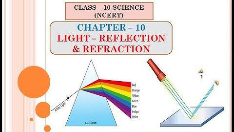 Class - 10 Science (NCERT)| Chapter-10 Light - Reflection & Refraction (Part-1)