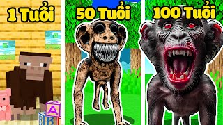 Hachi 24 Giờ Hóa Thành Monster Monkey Siêu Sức Mạnh Trong Minecraft