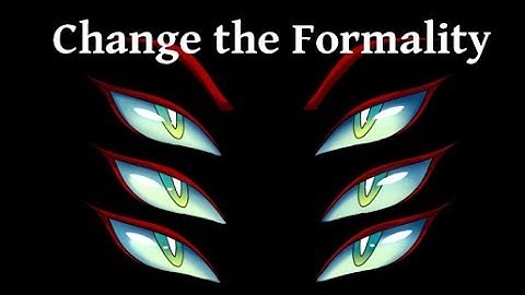 [Reupload] Change the formality Animation meme Gore and flashing colors warning
