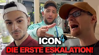 CALIEN VERTEILT HARTE ANSAGE AN ICON 4 KÜNSTLER !! ICON 4 VILLA VLOG #tag5