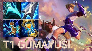 T1 Gumayusi Ezreal ADC VS Lucian | KR Challenger Patch 14.3