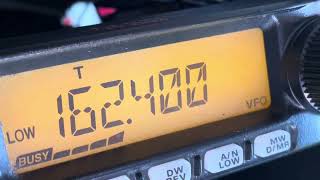 VHF DX Ducting All 7 NOAA WX Channels Busy Richmond VA 3 June 2025 - 1/4 Wave Mobile Antenna
